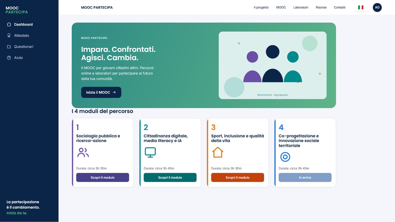 Partecipa — screenshot 2